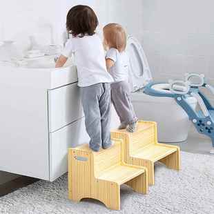 家实木脚踏凳用儿童RVZ垫高凳台子质脚垫阶脚踏木浴室