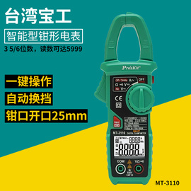 台湾宝工 MT-3110-C 智能型 钳形表数双屏数显式万用表
