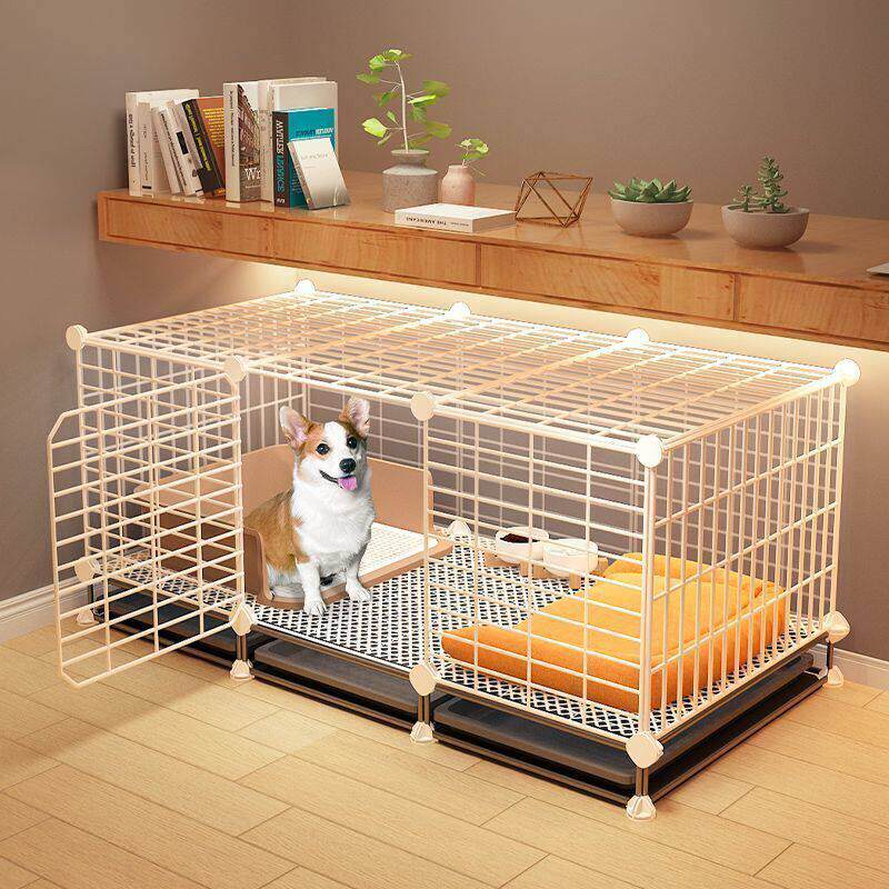 狗笼子小型犬泰迪博美柯基中型犬室内家用宠物狗狗猫笼带厕所分离