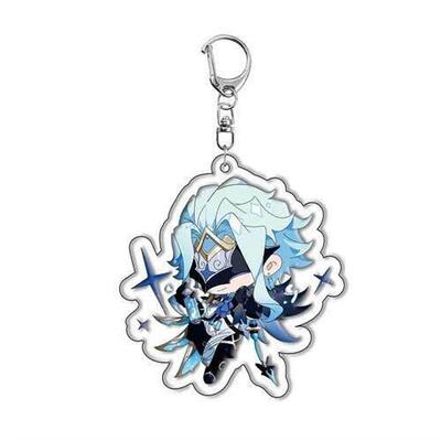 Anime Keychain Genshin Impact Diluc Yae MikoVenti Hutao Baiz