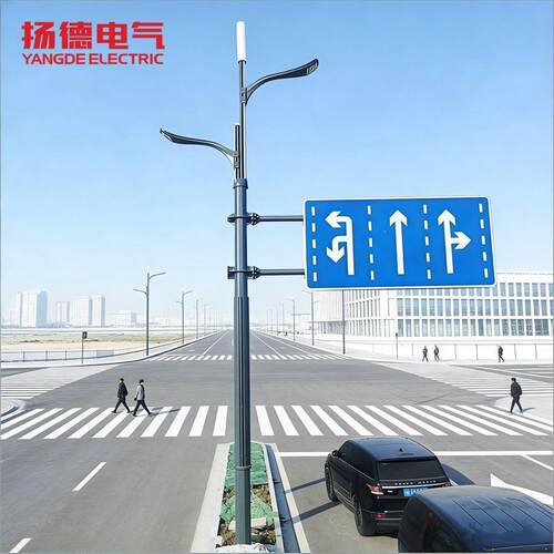 综合共杆多功能组合路灯交通标志牌杆LED路灯监控杆红绿信号灯杆