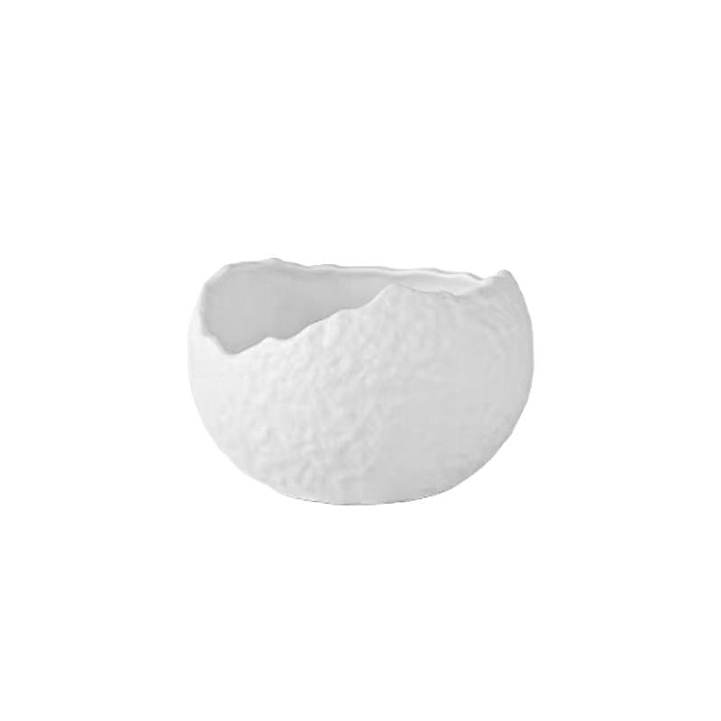 外贸蛋形桌面收纳盒遥控器杂物笔筒陶瓷桌面茶几垃圾桶装饰摆件