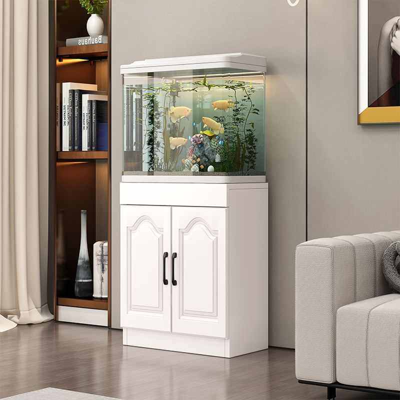 水族箱小型落地鱼缸客厅一体家用中型热弯免换水桌面玻璃带隔层,宠物/宠物食品及用品,桌面缸,淘宝优惠券,粉丝福利购,淘宝优惠卷