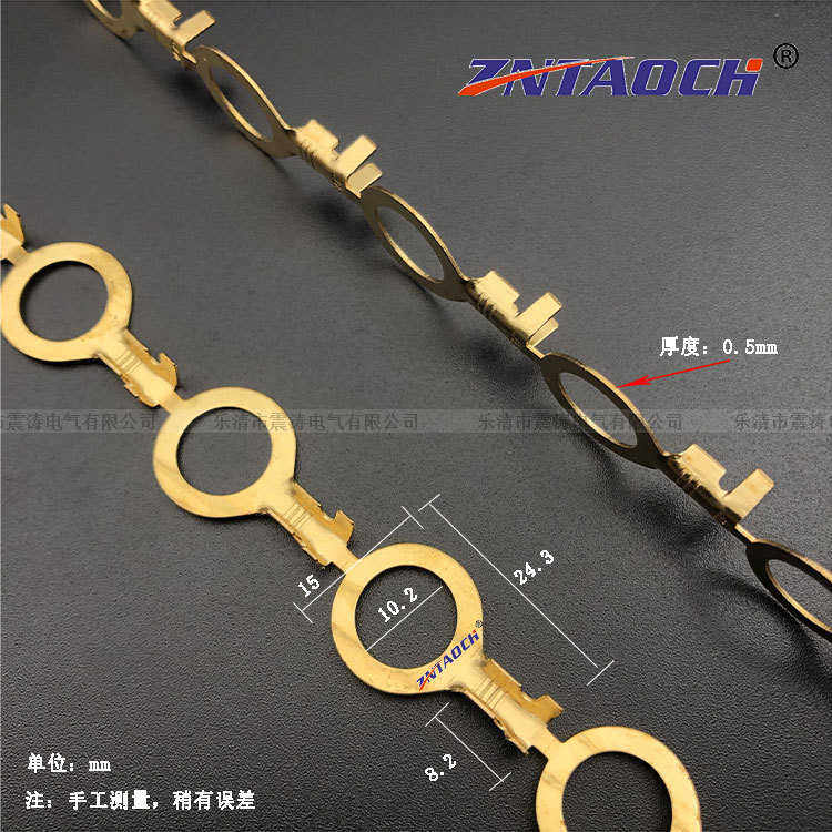 片直型 .连2500o【地绕带5zntaoch直连.环圆形端子210带接线只】0