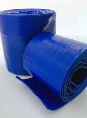 蓝色农用灌溉水带 厂家现货pvc高压涂塑软管四季柔软园林绿化喷洒