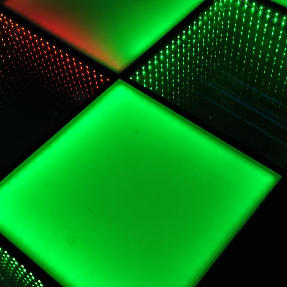 RGB染色三合一地砖灯 DMX512遥控户外防雨 钢化玻璃跳舞LED地板灯