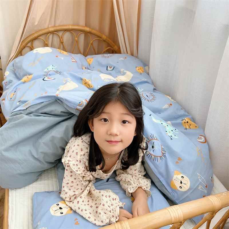 全棉A类幼儿儿园三件套纯棉A类宝整套入园童被A0331-1子六宝七件