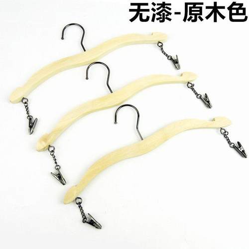 正品白色实木内架服装店架粗防滑内衣挂内裤文胸子女士内衣衣撑夹