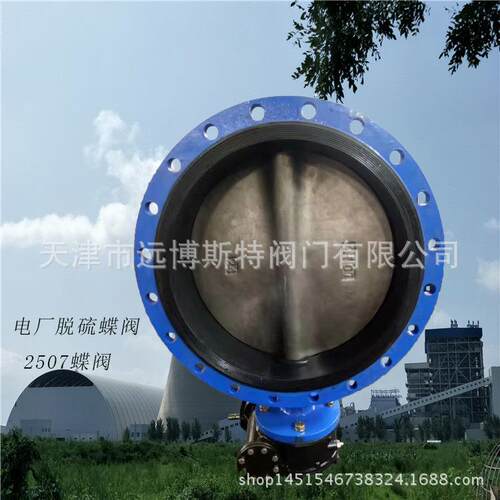WD341X-10/16Q电厂无销烟气脱硫脱硝蝶阀2507双相钢蝶阀.蝶阀