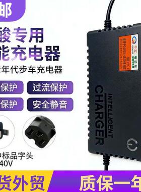 永康制造长期供应24V老年代步车充电器36AH-45AH铅酸蓄电池组
