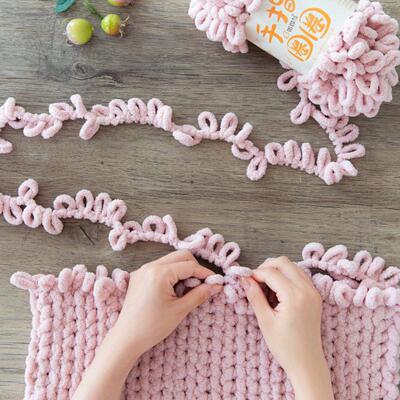 100g/Roll Finger Loop Yarn Thread Puffy Soft Chenille Chunky