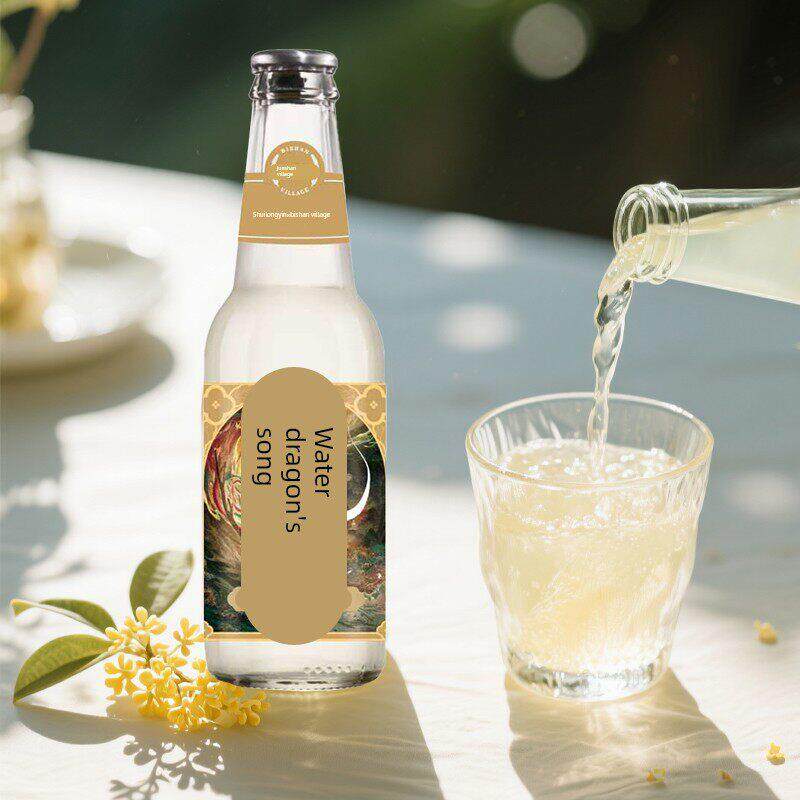 【水龙吟×碧山村】联名桂花米酿汽水0脂肪汽水饮料225ml*6瓶