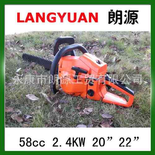 厂家供家45CC 52CC 58CC 汽油锯 汽油机木头机蓝白款 全红款