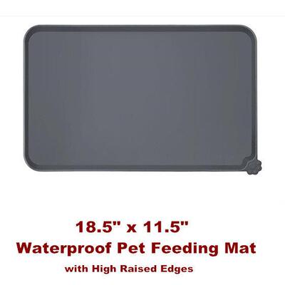 Waterproof Pet Feeding Mat Placemats Dogs Cats Food Mats