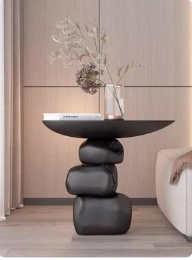 艺贝子艺术诧寂风玄关桌柜条案入户过道条案设计师款样板房装饰品