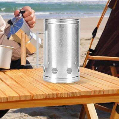 Fast Charcoal Ignition Barrel with Handle Barbecue Charcoal