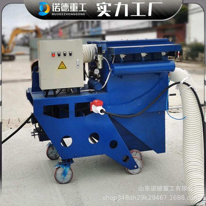 路面抛丸机手推式混凝土标志线小型桥面混凝土拉毛抛丸机