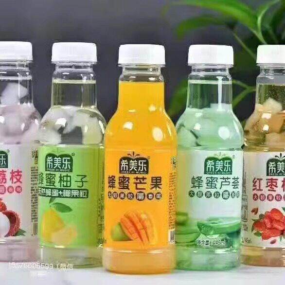 希美乐豫浪鑫大果粒蜂蜜饮料芒果芦荟红枣柚子荔枝棷果果汁435Ml