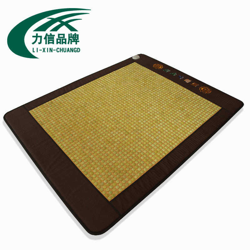 批发加热玉石床垫 黄玉石粘子2.5托玛琳床垫高端档次家庭款 包邮