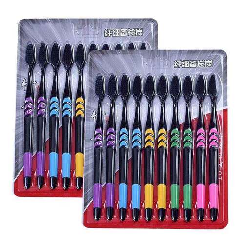 Children's toothbrush, adult toothbrush, soft bristle toothb