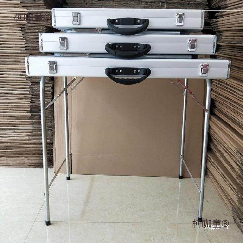 地摊箱子耳环首饰饰品摆摊货架折叠便携式摆摊神器展示木盒麦太保