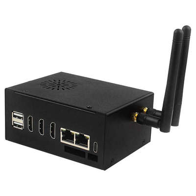 香橙派Orange pi 5 Plus金属外壳+风扇铝散热器网卡蓝牙模块天线