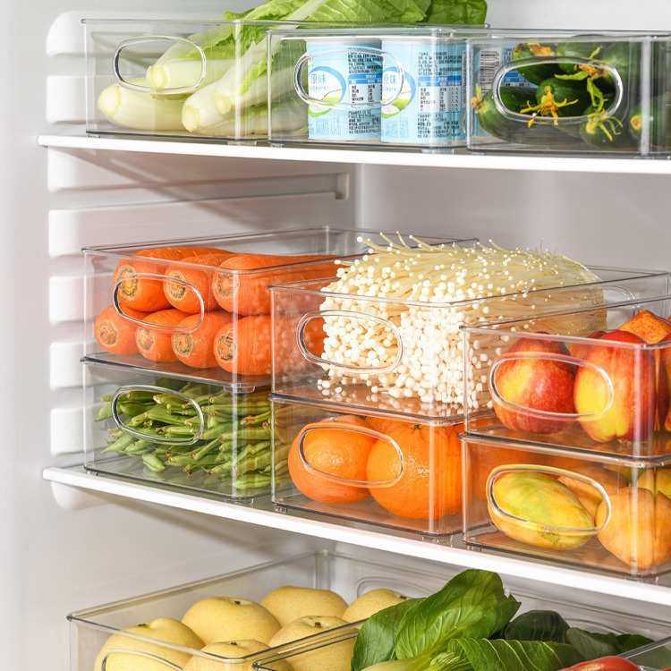 杂物厨房透明收纳盒桌面件套塑料5冰箱收纳盒蔬菜水果整理,居家布艺,收纳盒,淘宝优惠券,粉丝福利购,淘宝优惠卷