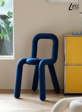 less living北欧ins网红椅子卧室客厅书房椅异形设计师家用餐椅