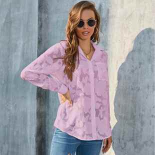 loose casual the chiffon size tops with womens color