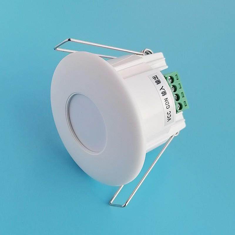 泽泰5.8G嵌入式微波感应器 12V/24V弱电人体干接点感应开关