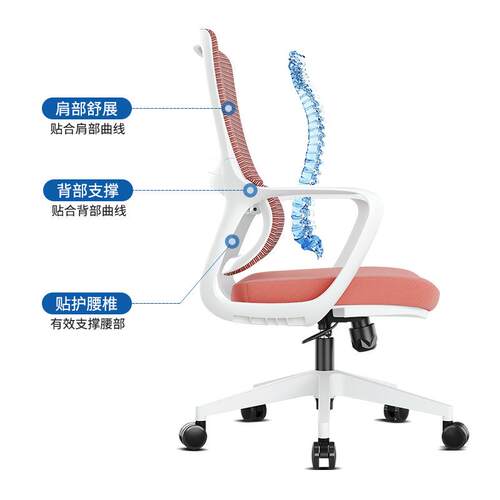 电9022B脑子舒适电久坐椅不累人体工学网椅家用办公椅升降椅竞学