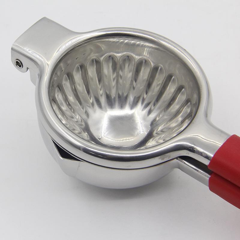 新款直销亚马逊不锈钢柠檬夹品质倒嘴柠檬压汁器柠檬榨汁器家用水