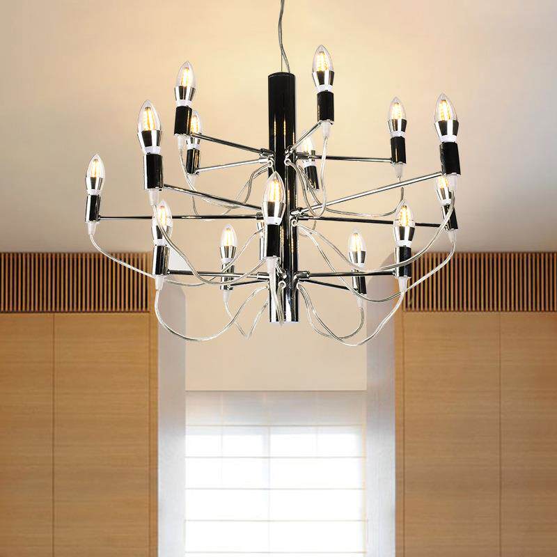 跨境吸顶吊灯北欧简约餐厅多头吊灯创意个性客厅铁艺灯具照明吊灯