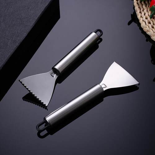 Stainless Steel Fish Scaler Tool, Household Kitchen Manual S