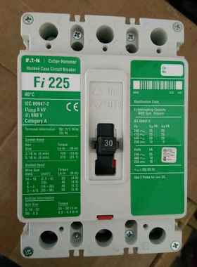 Cutler-Hamme Fi3030L Fi225 3P 30A断路器