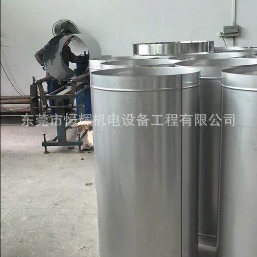惠州定制加工不锈钢风管三通弯头大小头方变圆