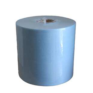 吸浅蓝色工业吸水纸擦拭油材质大卷擦拭纸擦拭木浆纸无尘工业