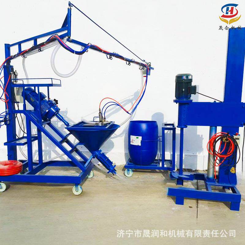 欧式造型建筑GRC喷涂机腻子砂浆玻璃纤维丝喷浆机多功能粉墙机