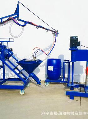 欧式造型建筑GRC喷涂机腻子砂浆玻璃纤维丝喷浆机多功能粉墙机