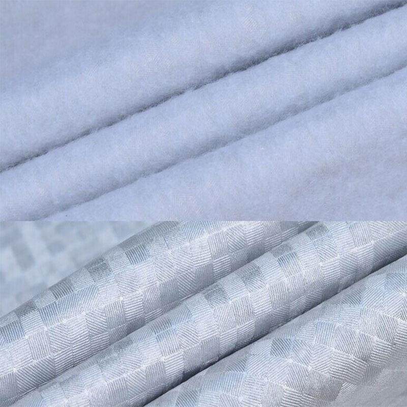 汽车通用车罩户外防雨全罩隔热大号防晒罩车套方格铝膜银色车衣