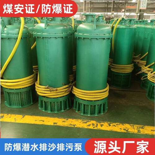 BQS矿用隔爆型潜水排沙电泵 BQ400-150/3-350/WS 强排泵 660v10KV