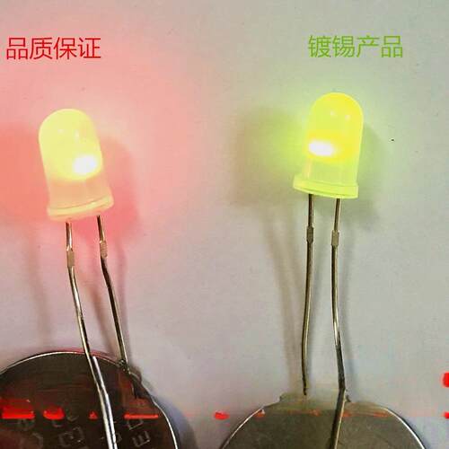 f3/f5无极性双色led3mm/5mm红绿双色led两脚无极性双色灯反向变色