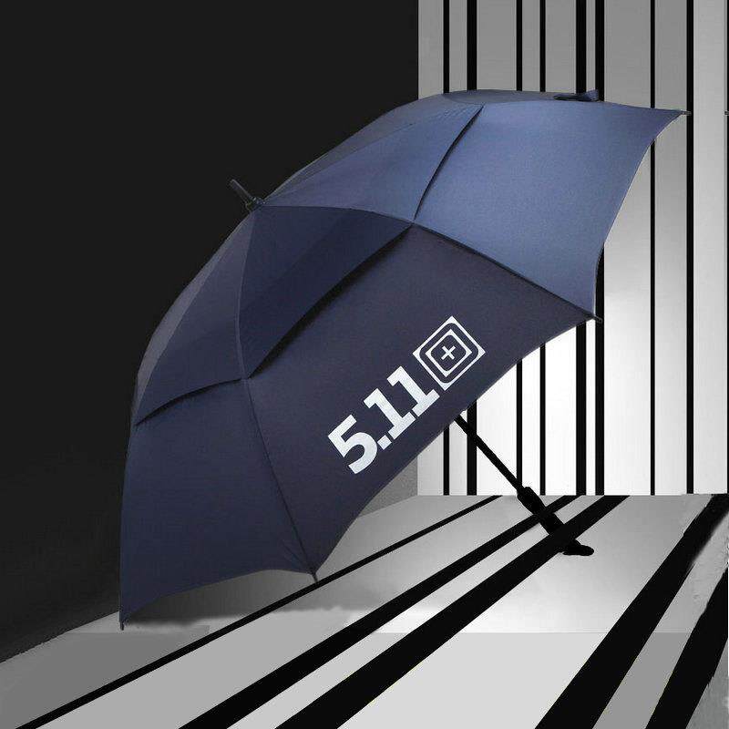 511雨伞长柄双层超大三人伞全自动男士折叠双人晴雨伞十骨防风伞