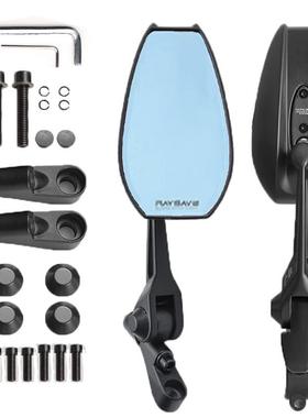 AOS4白色镜面后视镜九号F90m N70c 小牛UQI N1S电动车改装反光镜