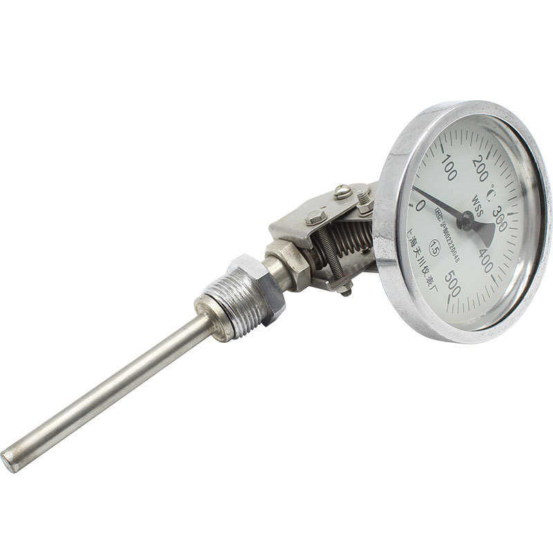 温度表 锅炉温度计万向双金属双金属温度计工业wss指针481-型管道