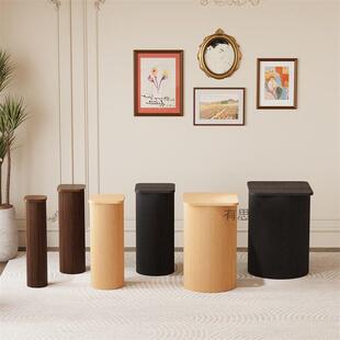 实木桌脚大板餐桌桌腿支架大理石岩板底座岛台格栅茶桌书桌罗马柱