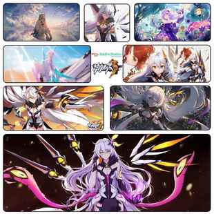 琪亚娜 卡斯兰娜 空之律者K-423 锁边游戏键盘鼠标垫