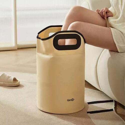 可折叠泡脚桶加高过小腿宿舍家用泡脚袋洗脚盆便携恒温熏蒸足浴盆