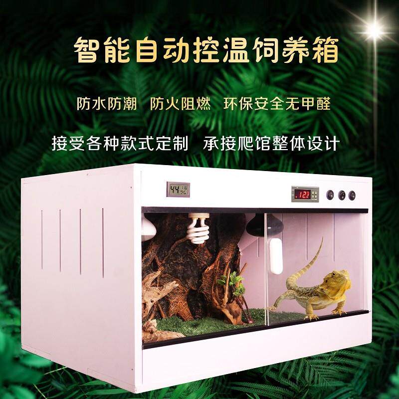 pvc爬宠箱智能温控寄居蟹陆龟鬃狮蜥蜴守宫饲养箱恒温保温定制箱