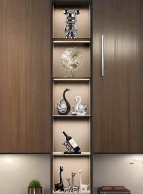 高档客厅奢高档家居件电视柜酒柜家直摆轻播间网新红装饰品整套装